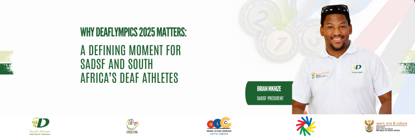 Message from Brian Mkhize, SADSF president on Deaflympics